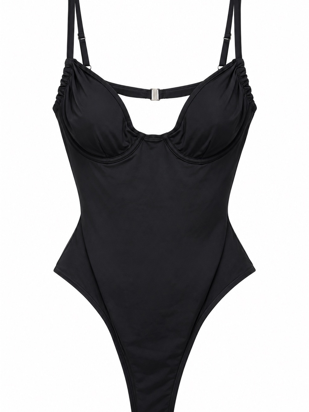 NWT Billabong Sol Searcher Talia Black One Piece Swimsuit L